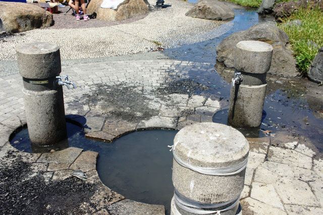 赤羽・荒川岩淵関緑地BBQ場の水場
